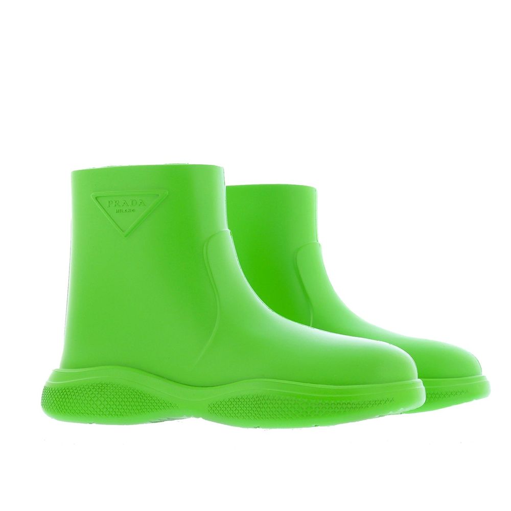Bicolor Rubber Rain Boots