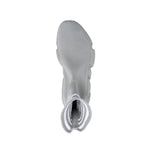 Gray Nylon Athletic Sneakers