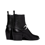 Black Calfskin Chelsea Boots