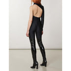 Black Polyamide Jumpsuit