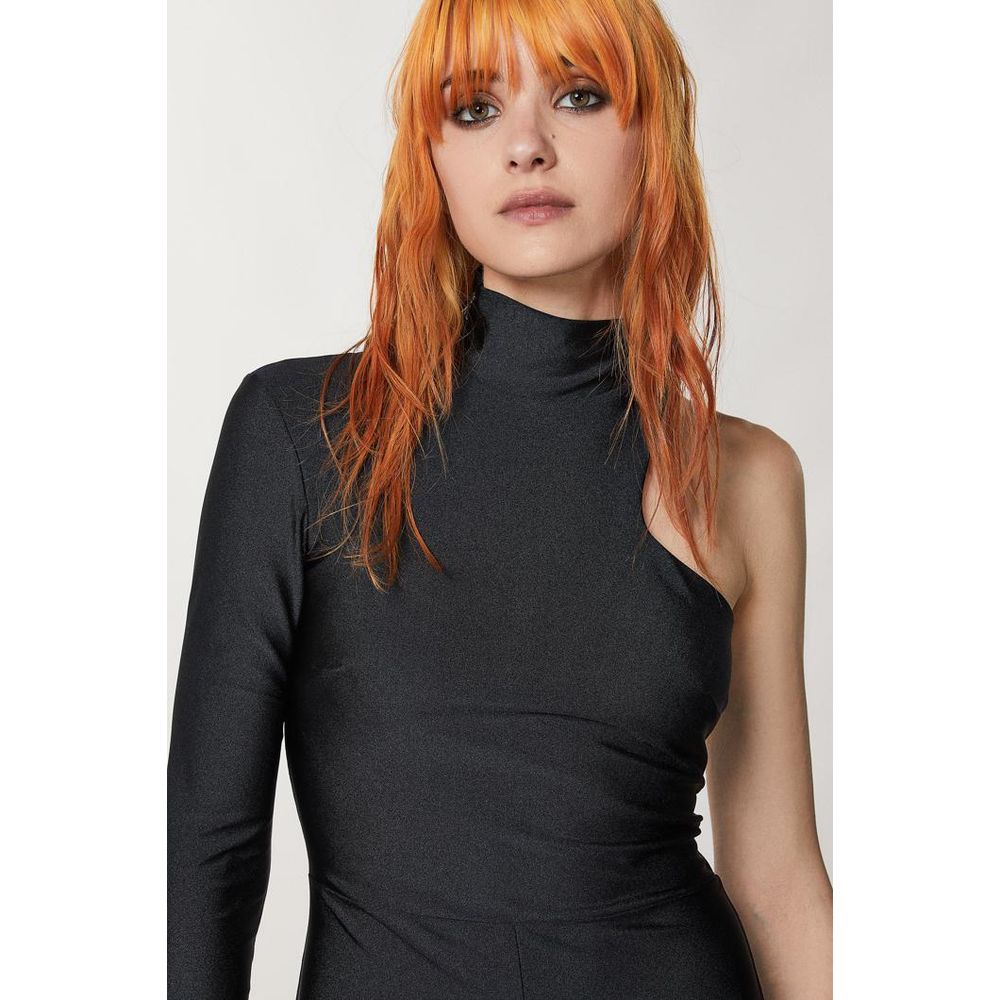 Black Polyamide Jumpsuit