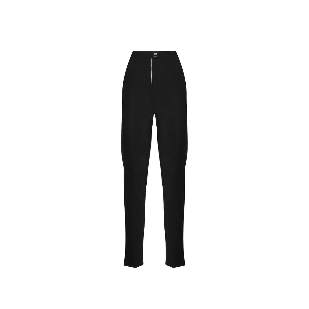 Black Elastane Leggings