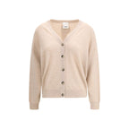 Beige Cashmere Cardigan