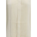 Beige Silk Dress Shirt