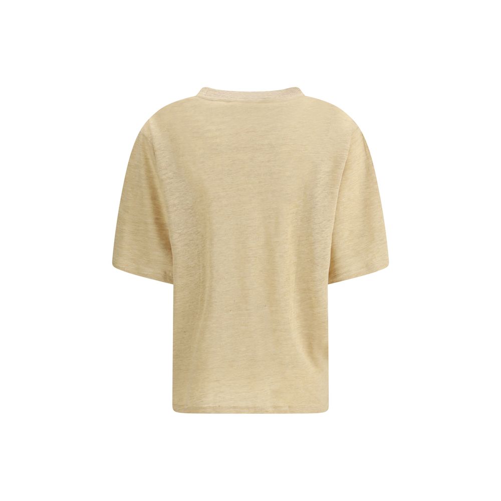 Beige Linen T-Shirt