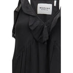 Black Cotton Casual Dress