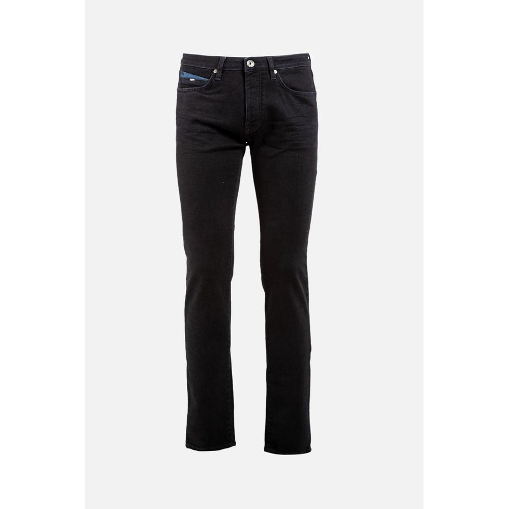 Black Cotton Jeans Denim