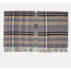 Brown Marabou Poncho