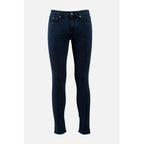 Blue Cotton Skinny Jeans