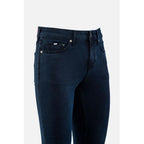 Blue Cotton Skinny Jeans