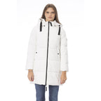 White Polyester Parka