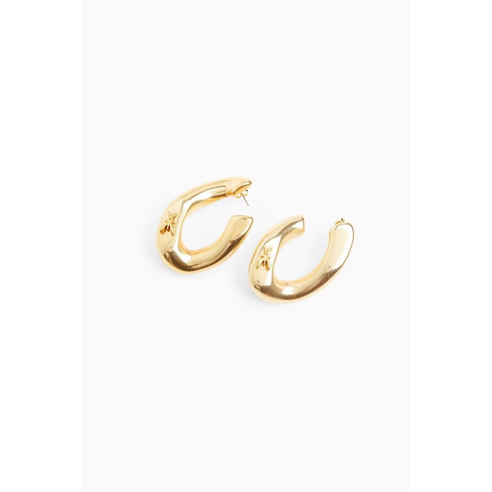 Gold Plastic Earrings