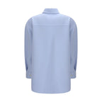 Blue Wool Full-Length Jacket