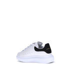White Calf Leather Bos Taurus Platform Sneakers