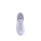White Calf Leather Bos Taurus Platform Sneakers