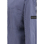 Blue Cotton Pattern Shirt