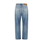Blue Cotton Jeans Denim