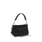 Black Polyamide Shoulder Bag