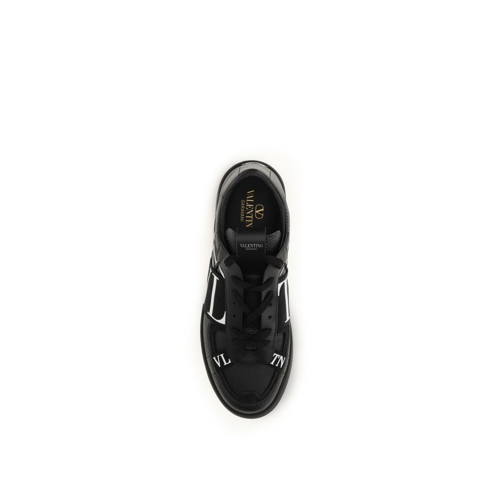 Black Calf Leather Bos Taurus Low Top Sneakers