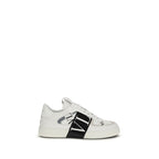 White Calf Leather Bos Taurus Low Top Sneakers