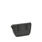 Black Fabric Shoulder Bag