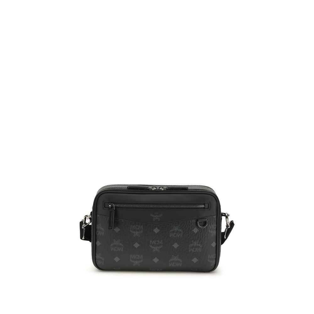Black Polyethylene Shoulder Bag