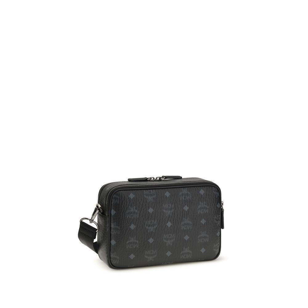 Black Polyethylene Shoulder Bag