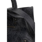 Black Calf Leather Bos Taurus Shoulder Bag