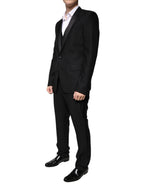 Black Virgin Wool Tuxedo
