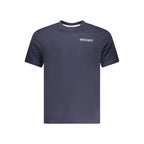 Blue Cotton Men T-Shirt