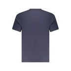 Blue Cotton Men T-Shirt