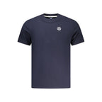 Blue Cotton Men's T-Shirt