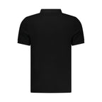 Black Cotton Mens Polo Shirt