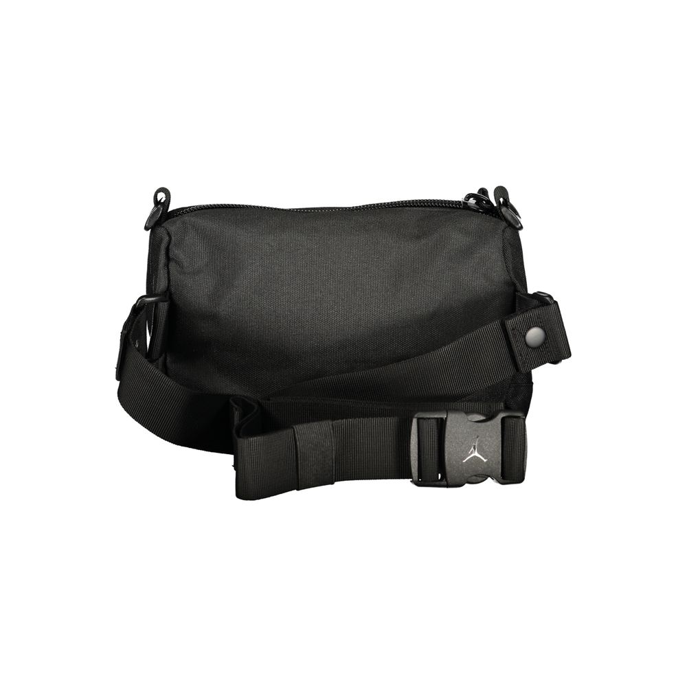 Black Polyester Men's Belt Bag