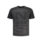 Black Cotton Men's T-Shirt