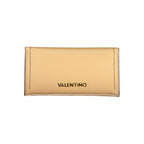 Beige Polyurethane Women Wallet