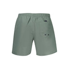 Verde Polyester Men's Swim Boxer