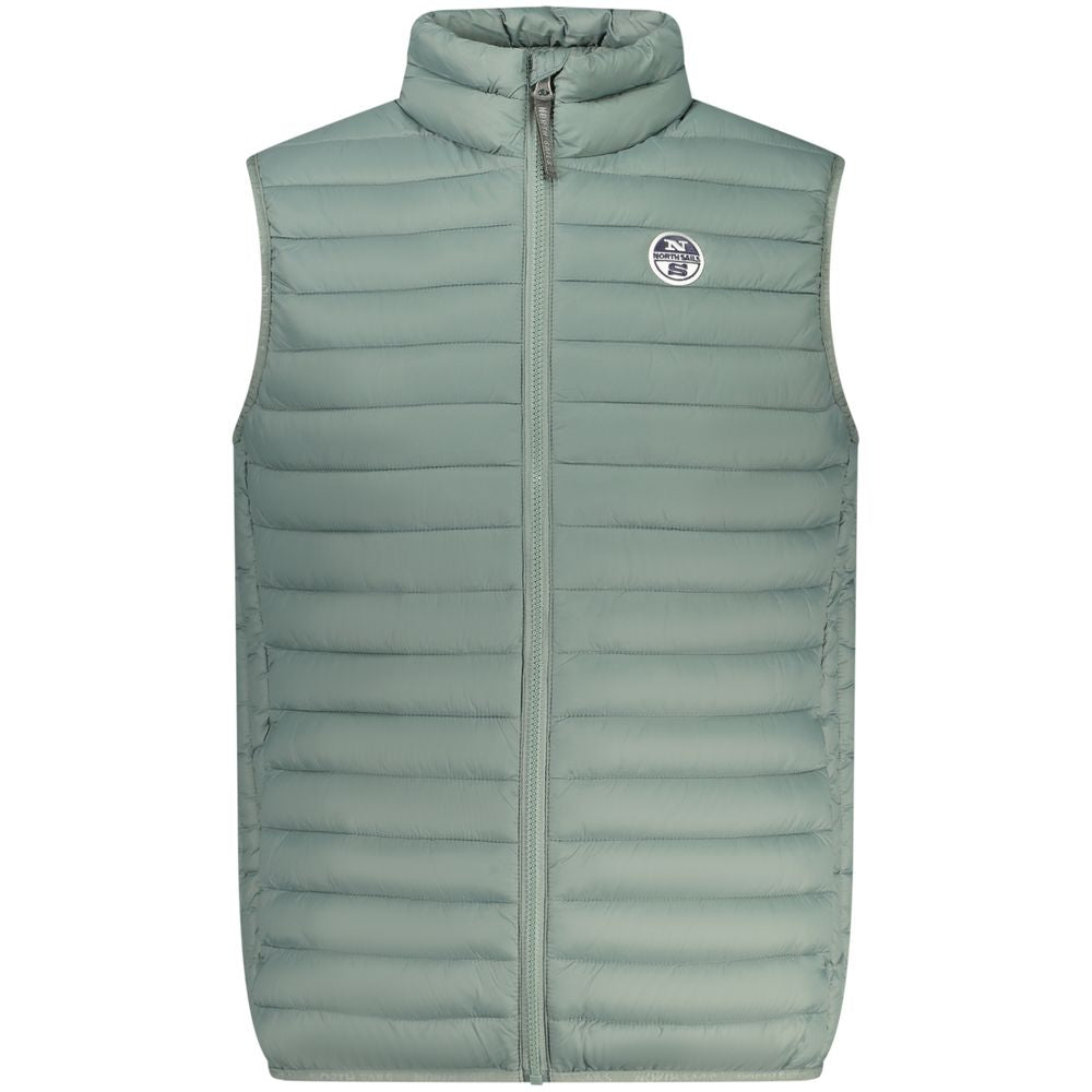 Verde Poliestere Uomo Giubbotto