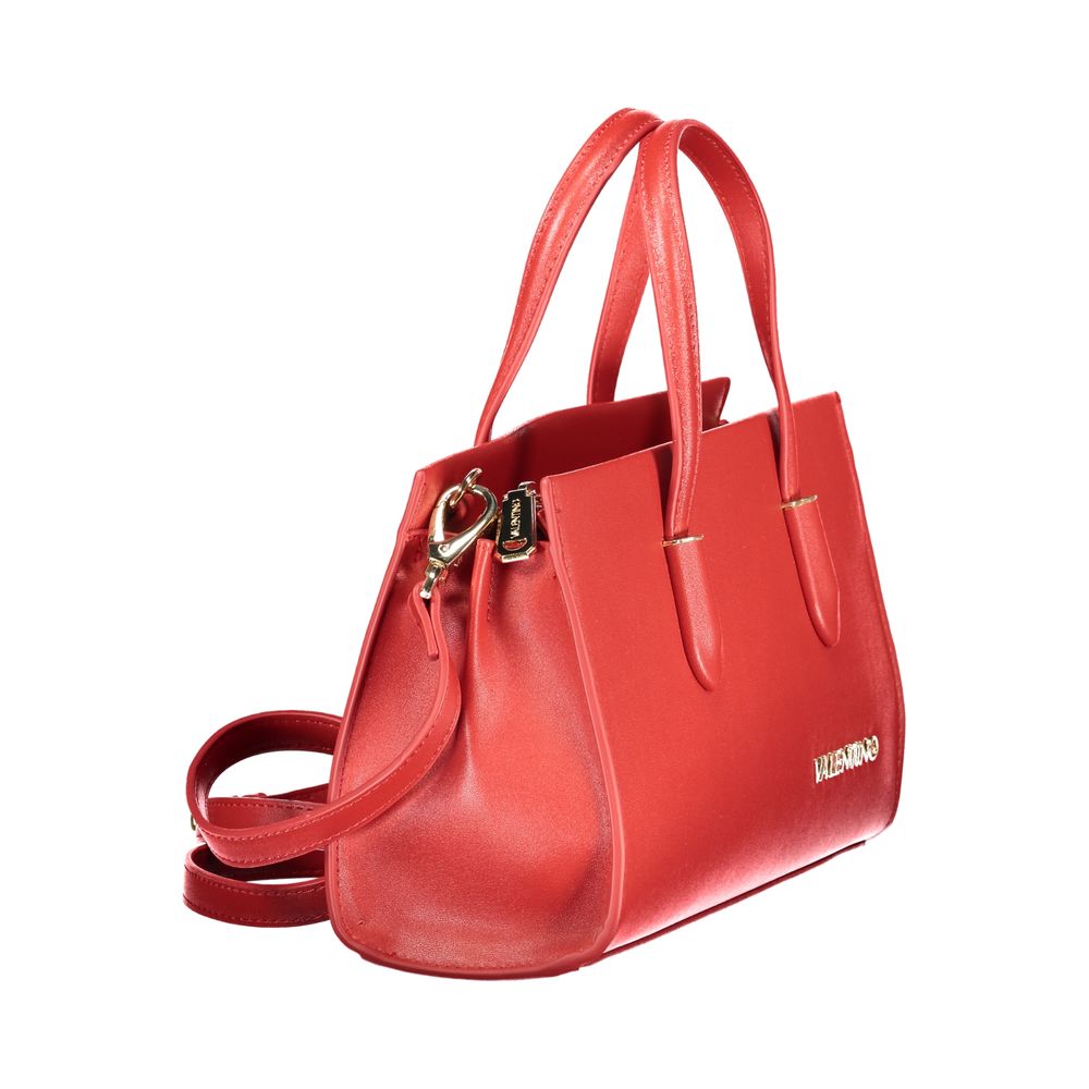 Rosso Poliuretano Women Handbag