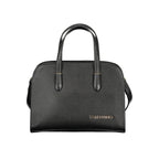 Black Polyurethane Women Handbag