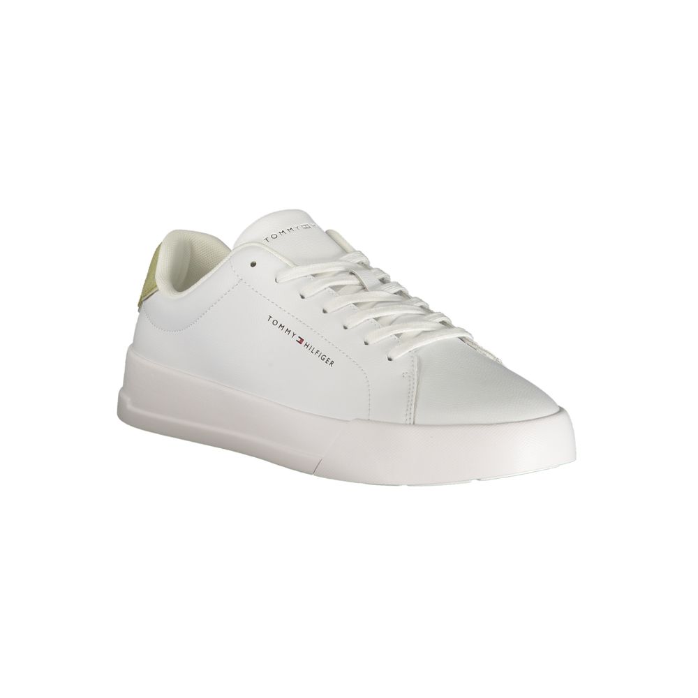 Bianco Polyurethane Men Sneaker