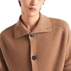 Brown Cashmere Cardigan