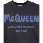 Blue Cotton Sweatshirt