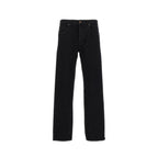 Black Cotton Relaxed Fit Jeans