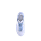 Blue Calf Leather Bos Taurus Platform Sneakers
