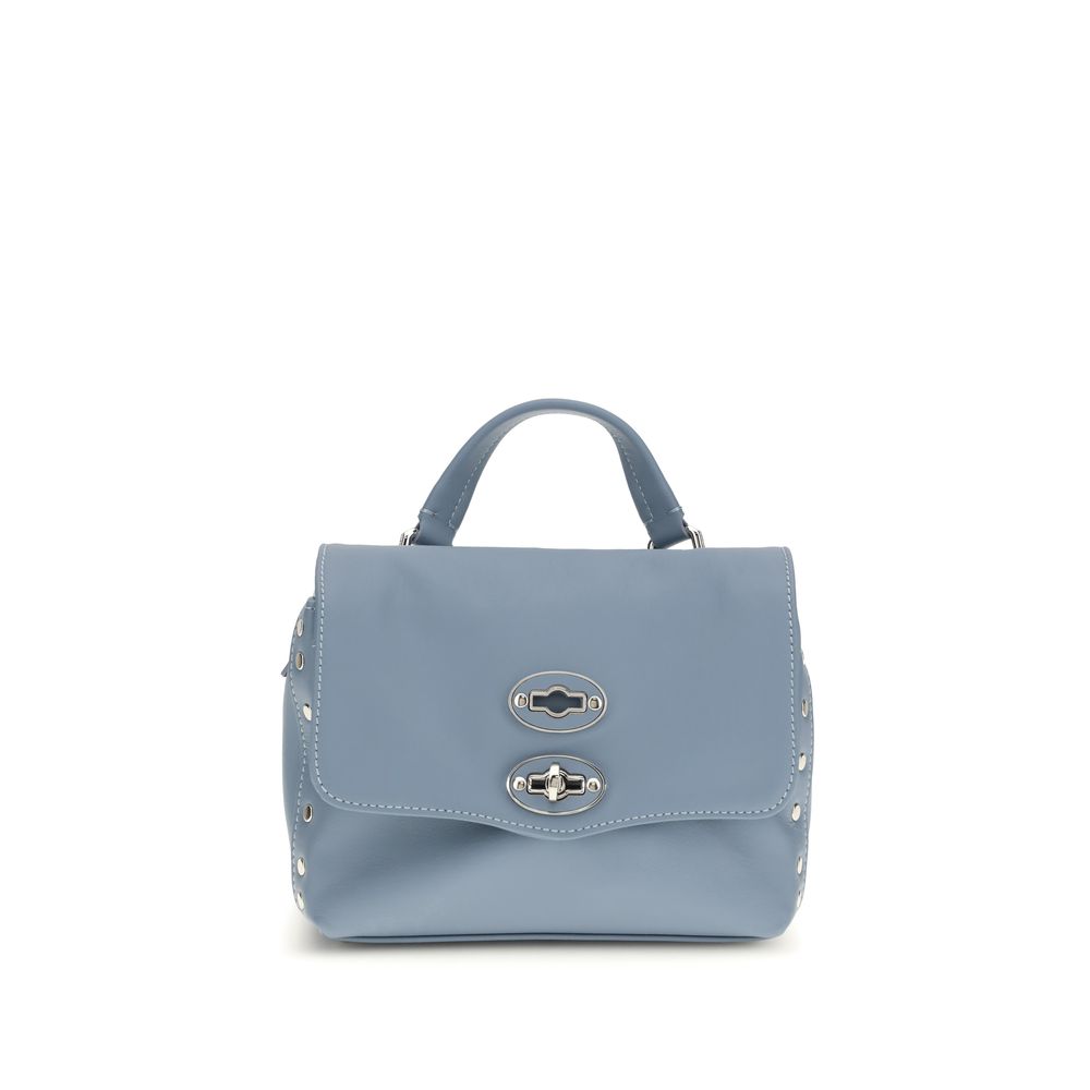 Blue Calf Leather Bos Taurus Handbag