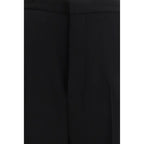 Black Cotton Dress Pants