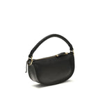 Black Calf Leather Bos Taurus Shoulder Bag