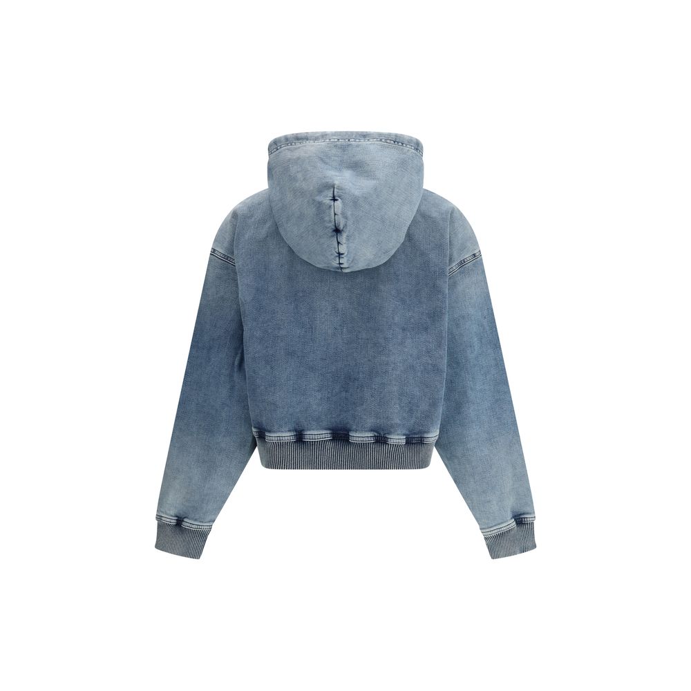 Blue Cotton Sweatshirt