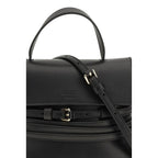 Black Calf Leather Bos Taurus Handbag